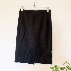 J. Crew Black Pencil Skirt sz 00